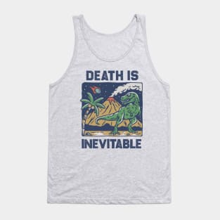 Death Is Inevitable - Funny T-Rex Tank Top